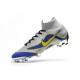 Nike Scarpa da Calcio 2018 Mercurial Superfly 6 Elite FG - Metallico Blu Giallo