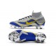 Nike Scarpa da Calcio 2018 Mercurial Superfly 6 Elite FG - Metallico Blu Giallo