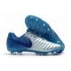 Nike Tiempo Legend 7 FG Nuovo Scarpa da Calcio - Metallico Blu