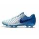 Nike Tiempo Legend 7 FG Nuovo Scarpa da Calcio - Metallico Blu