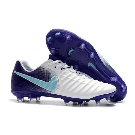 Nike Tiempo Legend 7 FG Nuovo Scarpa da Calcio - Bianco Viola