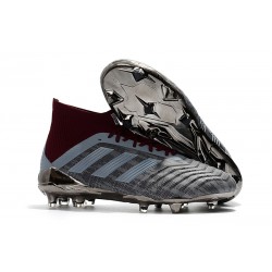 Pogba adidas PP Predator 18.1 FG Scarpe Gris Rosso