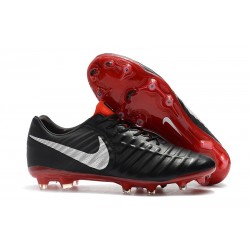 Nike Tiempo Legend 7 FG Nuovo Scarpa da Calcio - Nero Argento