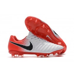 Scarpa da Calcio Nike Tiempo Legend VII Elite FG - Bianca Rosso
