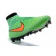 Scarpe da Calcio Uomo Nike Magista Obra FG Verde Veleno/Arancione Totale