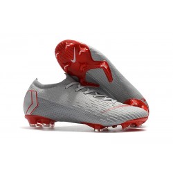 Nike Mercurial Vapor 12 Elite ACC Scarpe da Calcio - Grigio Rosso