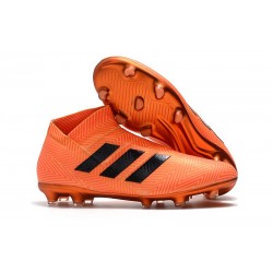 Adidas Scarpe da Calcio Nemeziz 18+ FG - Arancio Nero