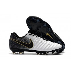 Scarpa da Calcio Nike Tiempo Legend VII Elite FG - Bianca Nero Oro