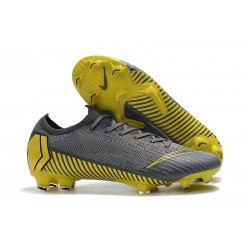 Nike Scarpa Uomo Mercurial Vapor XII Elite FG - Nero Grigio Oro