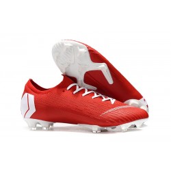 Nike Scarpa Uomo Mercurial Vapor XII Elite FG - Rosso Bianco
